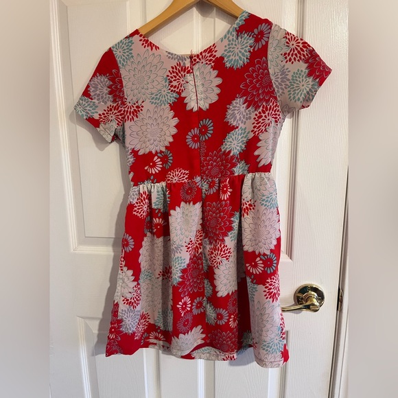 ASOS red floral dress - Picture 3 of 3